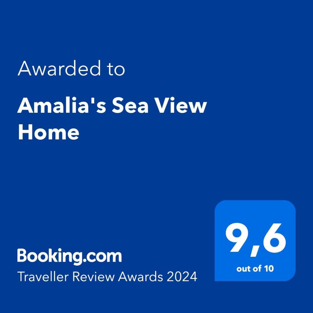 Amalia'S Sea View Home Rethymno Esterno foto