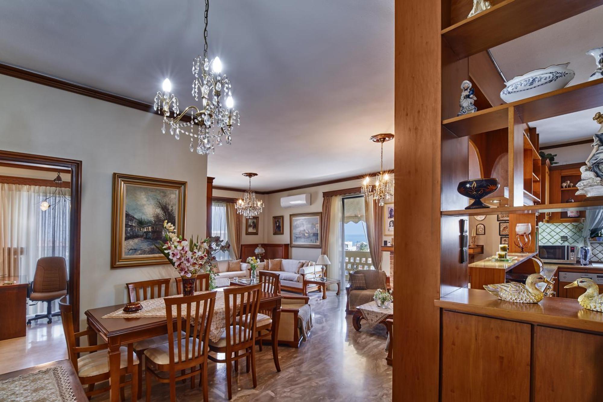 Amalia'S Sea View Home Rethymno Esterno foto